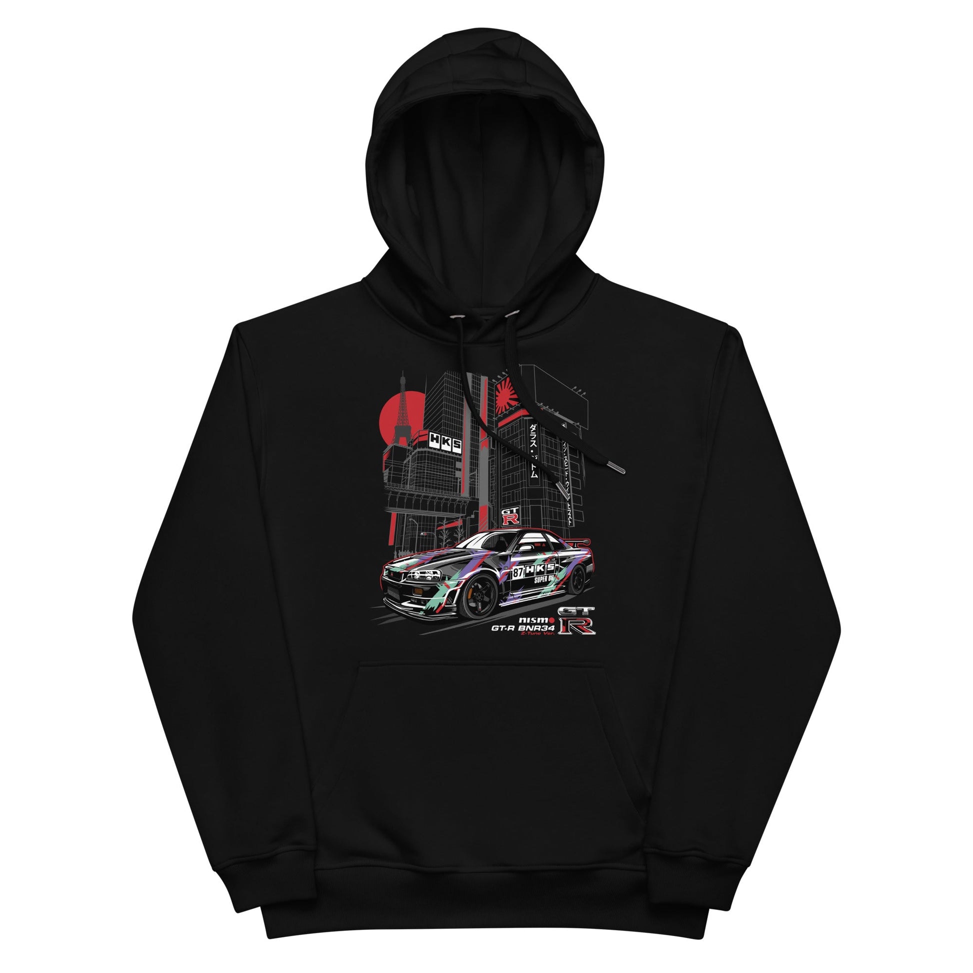 [ HOODIE ] NISSAN SKYLINE R34 HKS - Henkoh